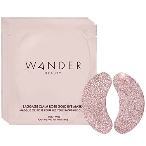 Wander Beauty Gold Under Eye Patches BAGGAGE CLAIM | Under Eye Mask for Beauty and Self Care, Bri... | Amazon (US)