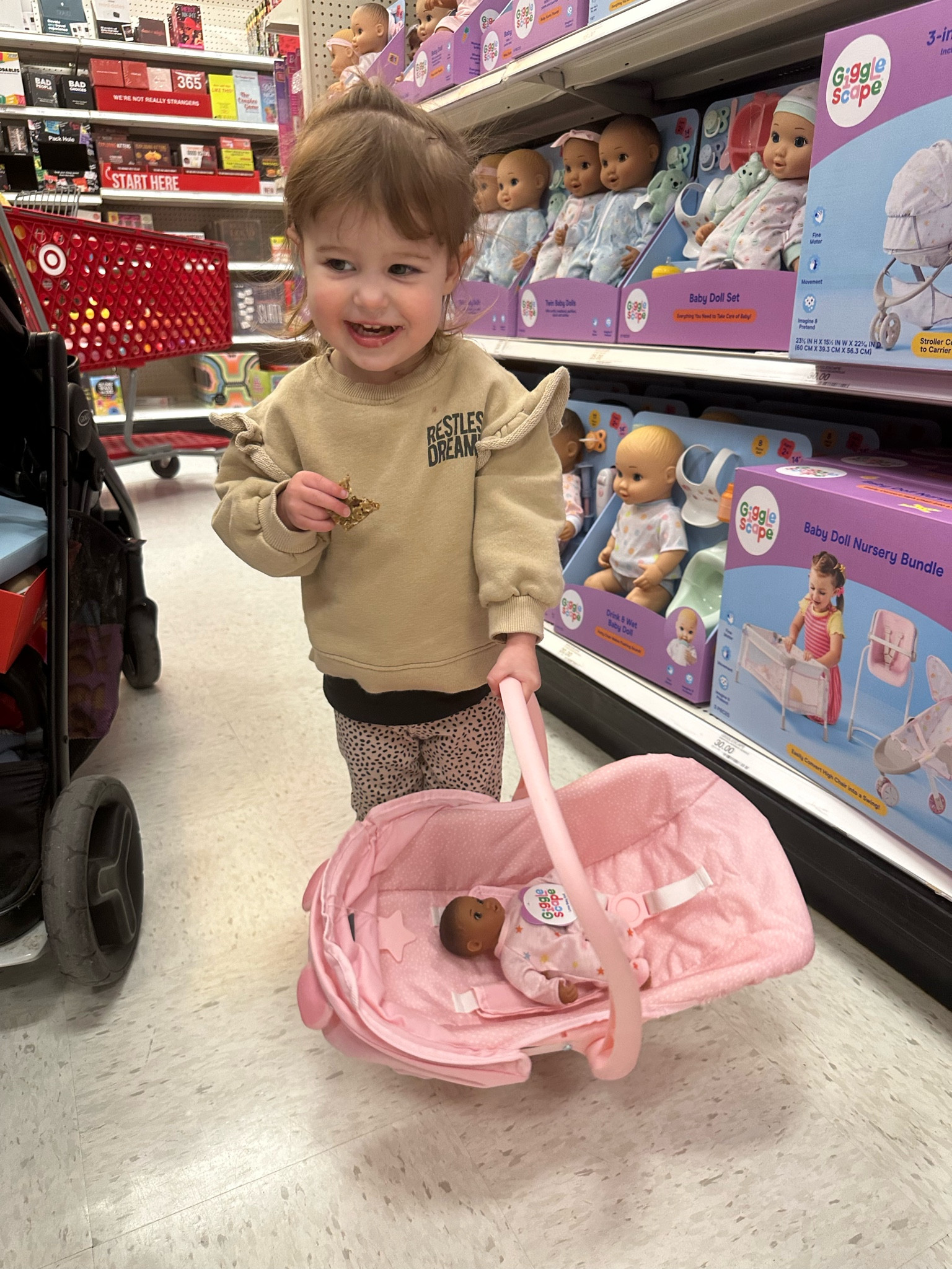 Target's Gigglescape line has a new collection of baby dolls and accessories, and they are all so cute!  Everything is super affordable too. This cute baby doll carrier was only $13. 🎯👶🏻

#LTKGiftGuide #LTKKids