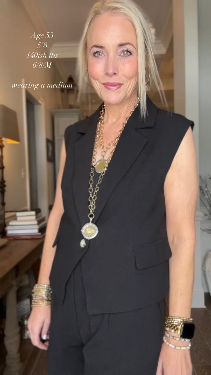 I am absolutely shocked at how well this fits and how much I like it on me. I was super hesitant because it’s not a look I’ve ever worn before. Kirundo from Amazon is one of my favorite brands, and they are killing it with the looks. The quality is great, too! Comes in XS-XXL and 6 different colors. I’m in my true size medium, and at 5’8 it isn’t too short on me! Win 🙌🏻 I have it on with a basic black tank, black woven heeled sandals from Target, Jennifer Ponson necklace and bracelet, and my everyday gold jewelry from Amazon. 

#LTKsalealert #LTKfindsunder50 #LTKover40