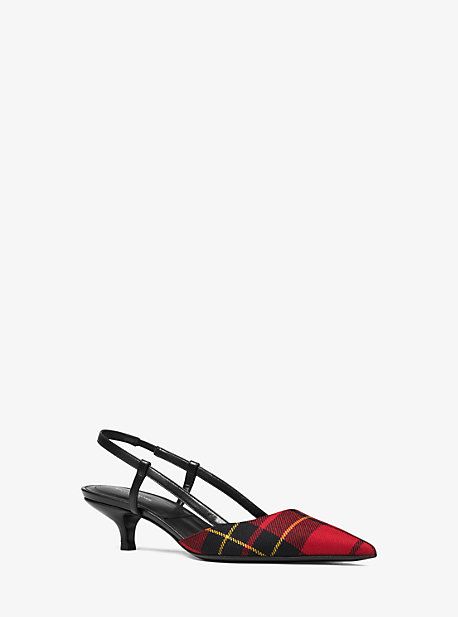 Hallie Tartan Pump | Michael Kors US