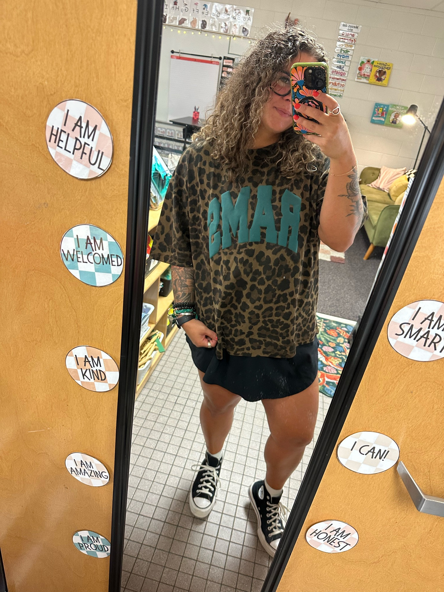 Preplanning outfit with another custom spirit wear tee!
