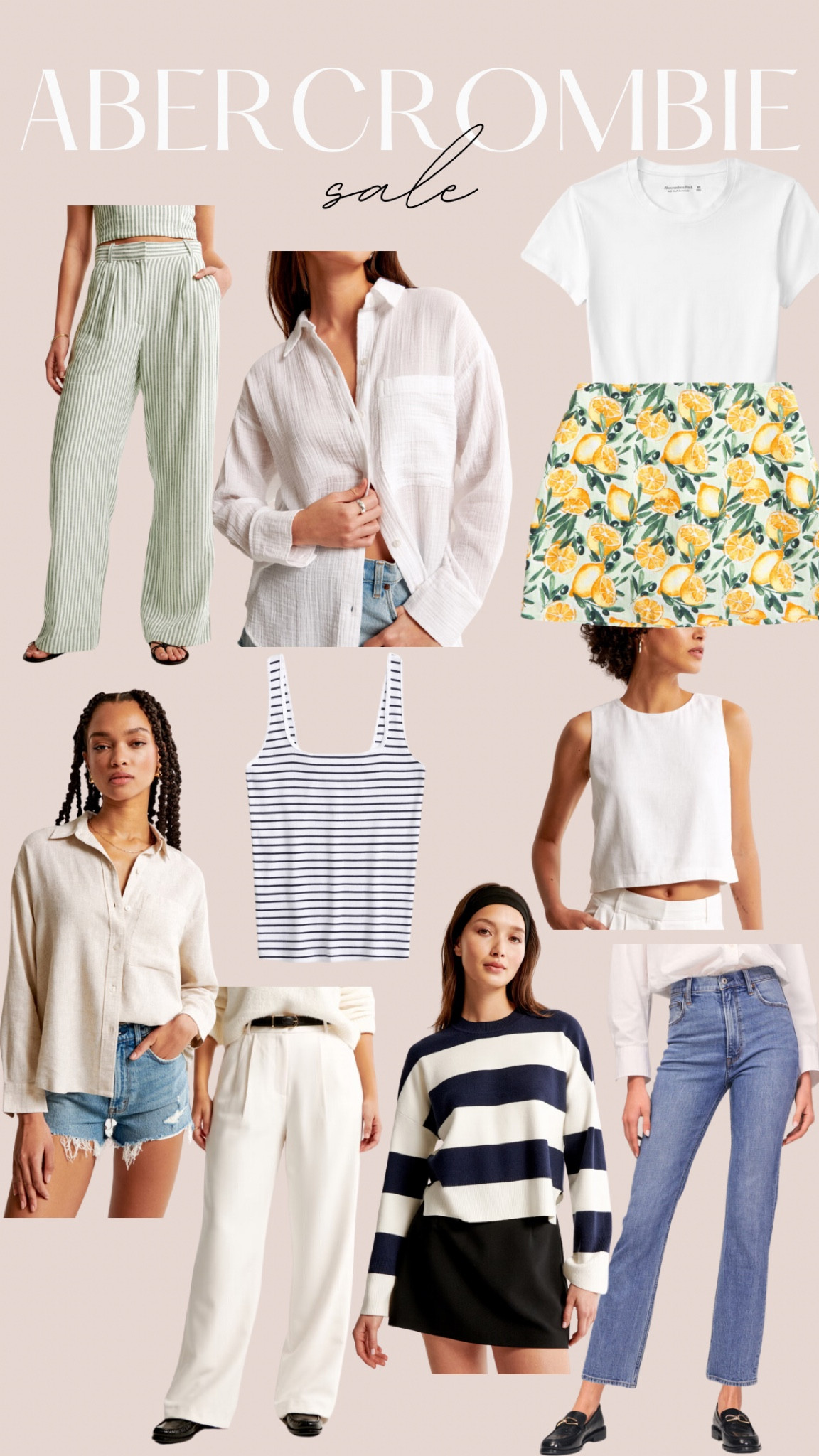 Abercrombie sale picks! 15% off everything 

Jeans, spring outfits, spring style; summer outfits 

#LTKFindsUnder100 #LTKFindsUnder50 #LTKSaleAlert