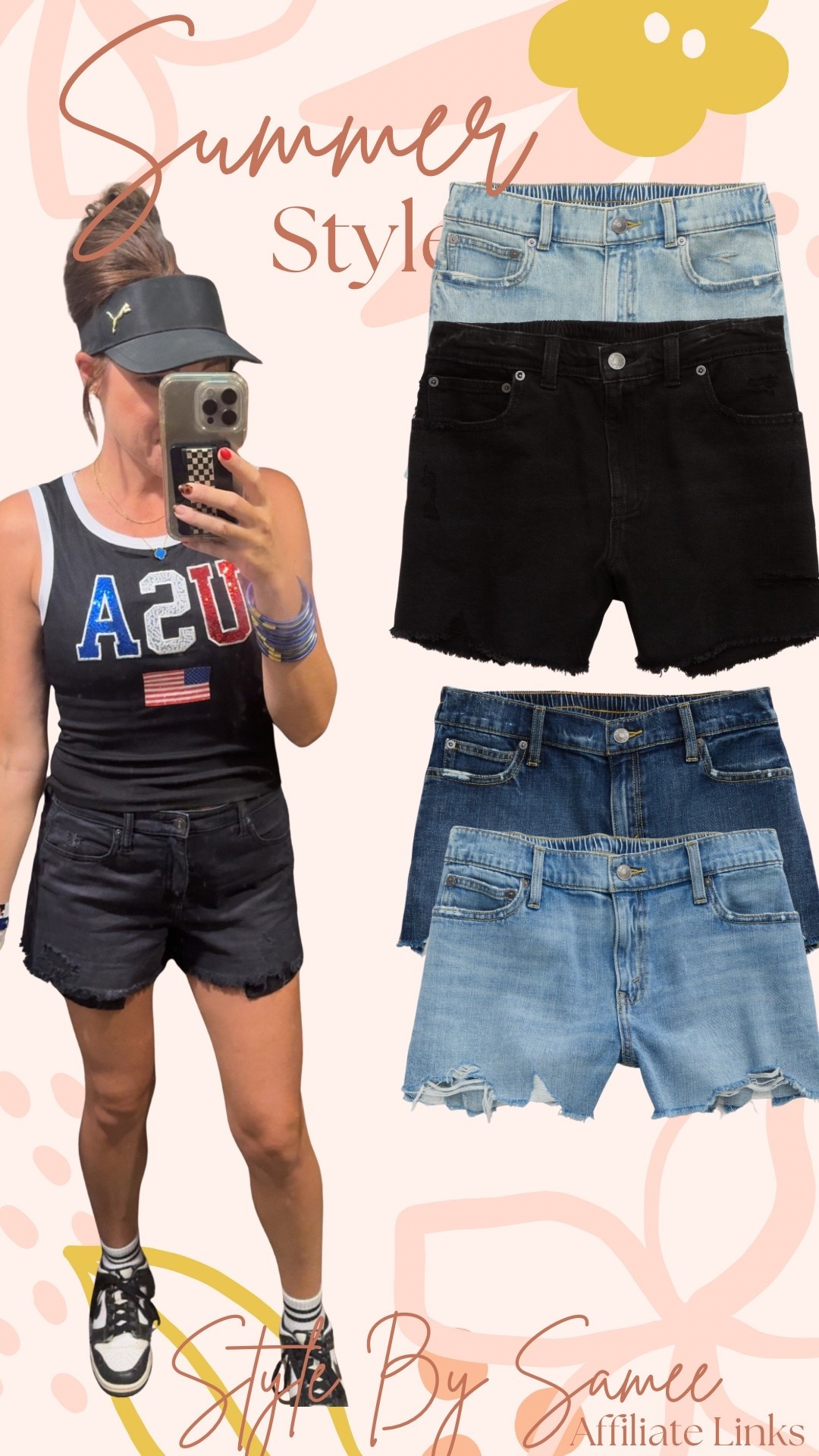 Summer denim shorts that are light weight and the fit is 👌🏼👌🏼 The elastic waist band in the back is a sure win! They like to call them the “toddler short”. 
Wearing size small. 

Aerie | day dream shorts | denim | shorts | elastic waist | summer style 

#LTKSaleAlert #LTKFindsUnder50 #LTKStyleTip