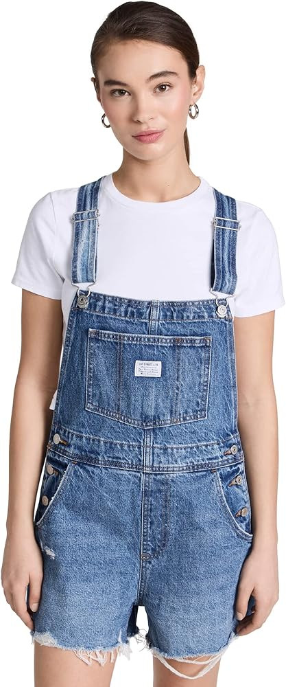 Levi's womens Premium Vintage Shortalls | Amazon (US)