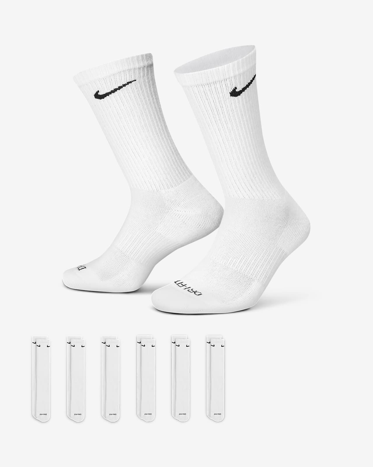 Nike Everyday Plus Cushioned Training Crew Socks (6 Pairs). Nike.com | Nike (US)