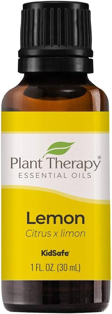 Plant Therapy Lemon Essential Oil 30 mL (1 oz) 100% Pure, Undiluted, Natural Aromatherapy, Therap... | Amazon (US)