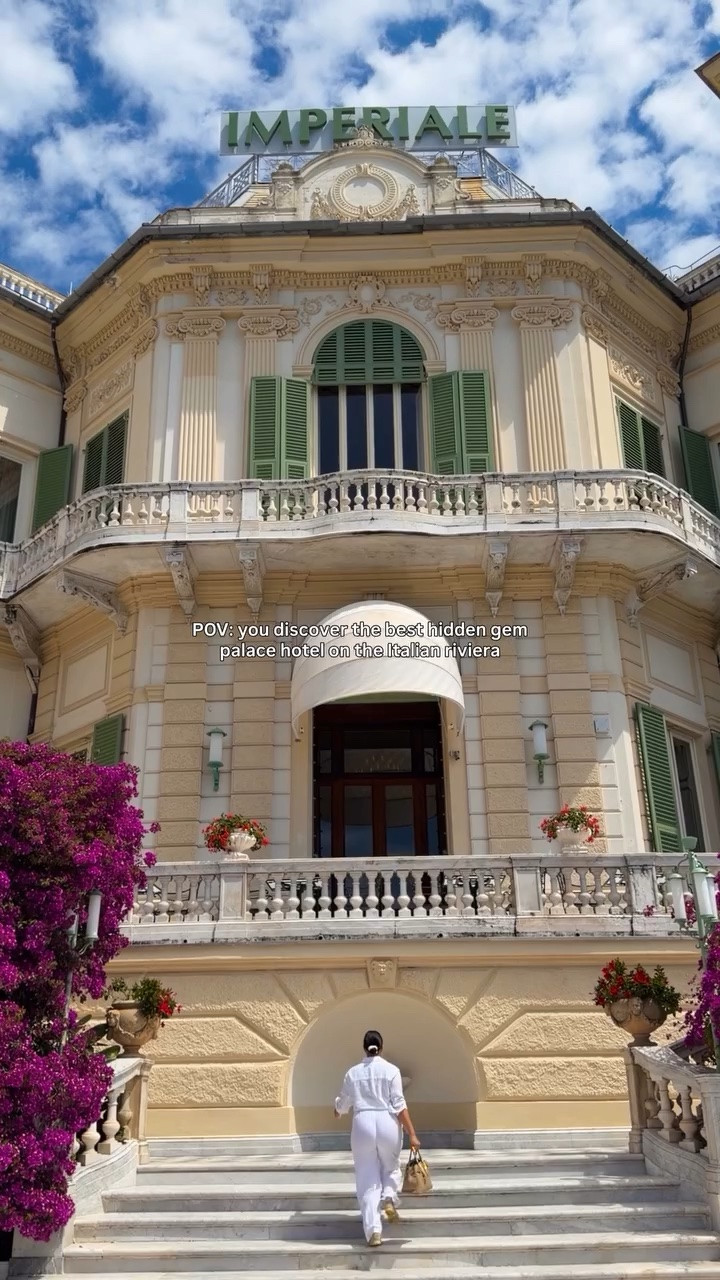There are hotels that simply occupy a beautiful setting, and then there are those that seem to belong to it entirely.

Overlooking the Gulf of Tigullio, the Imperiale Palace Hotel brings old-world grandeur to Santa Margherita Ligure with frescoed ceilings, palm-fringed gardens, and terraces made for lingering over an espresso. The mood is unmistakably Riviera: polished but unhurried, glamorous without trying too hard.

Spend the afternoon by the sea, return for aperitivo as the light softens over the harbor, and let dinner stretch late into the evening. In a town known for elegance, the Imperiale Palace still manages to feel like one of its most timeless addresses.

#ItalianRiviera SantaMargheritaLigure Liguria ImperialePalace #LuxuryHotels GrandHotel ItalyTravel VisitItaly LuxuryTravel Mediterranean RivieraLife DolceVita HotelDesign HistoricHotels TheJQList @imperialepalacesml #forbestravelguide #hotelsabovepar #boutiquehotels