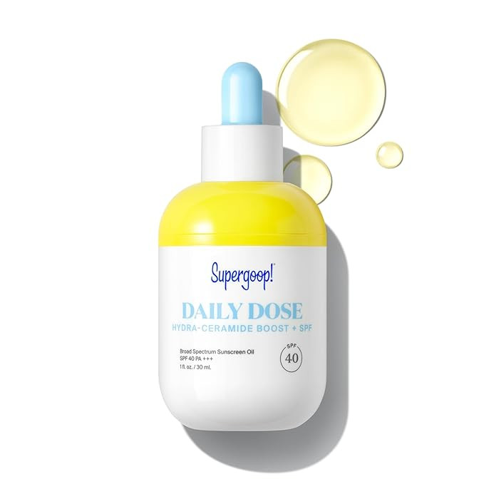 Supergoop! Daily Dose Hydra-Ceramide Boost + SPF 40 Oil PA+++, 1 fl oz - Broad Spectrum Sunscreen... | Amazon (US)