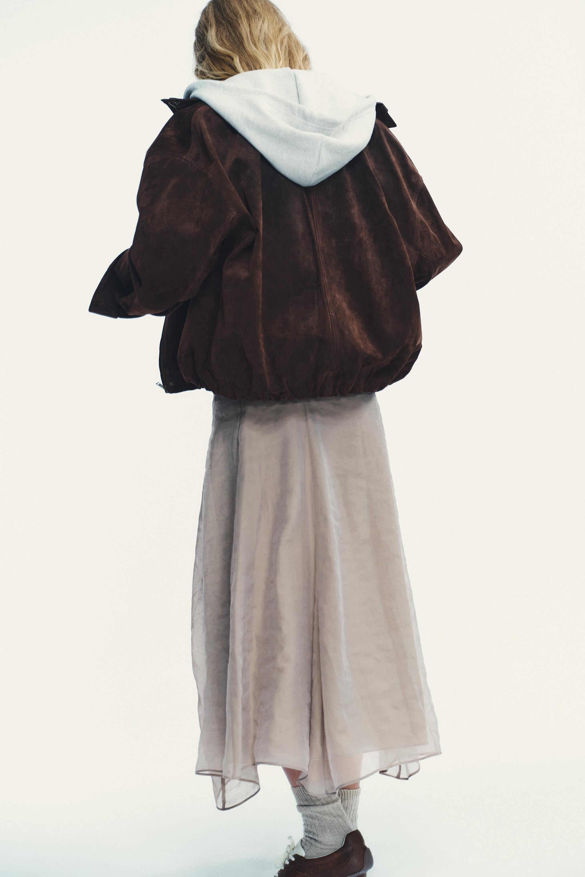 SUEDE LEATHER JACKET | Zara UK