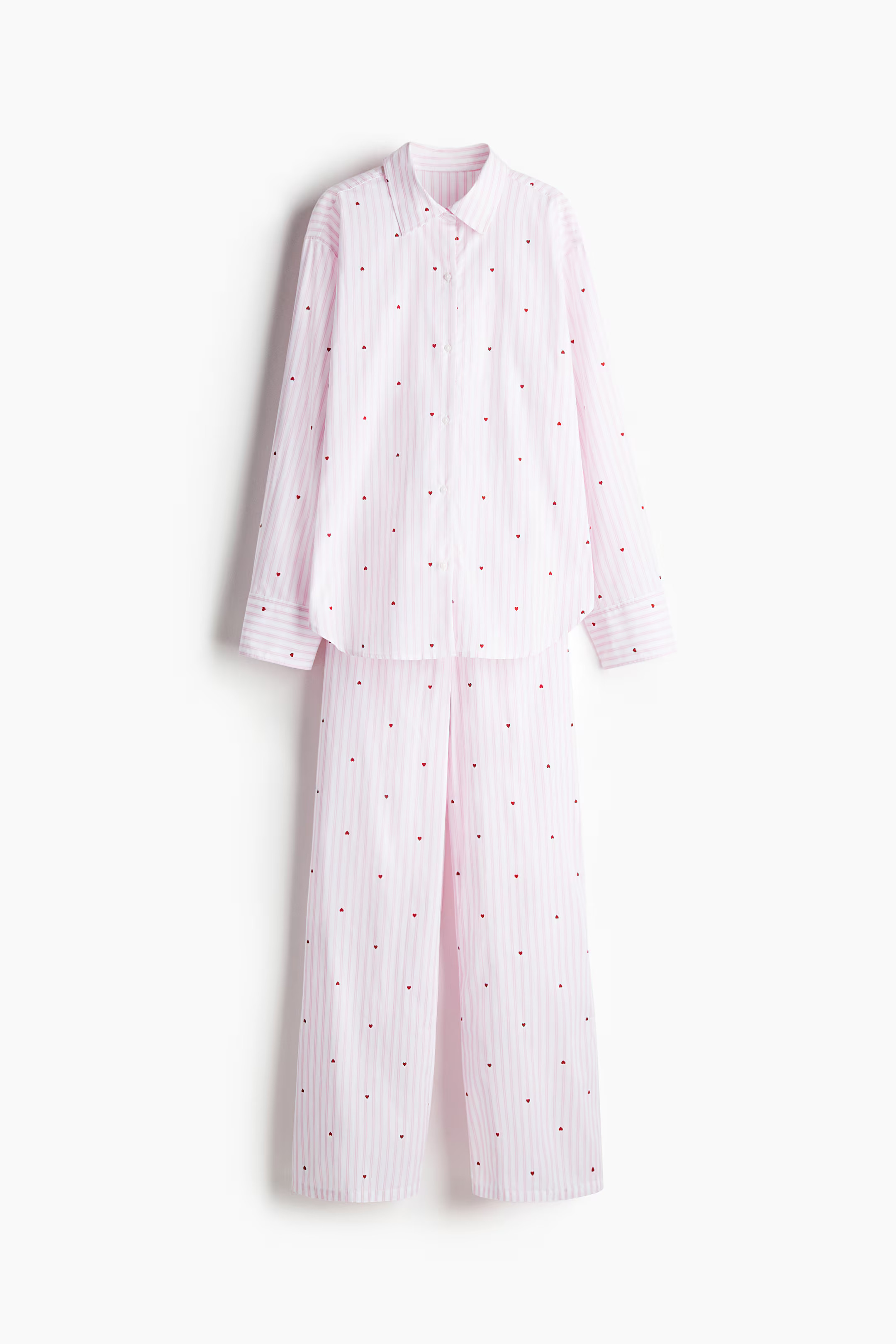 Cotton Poplin Pajamas | H&M (US + CA)