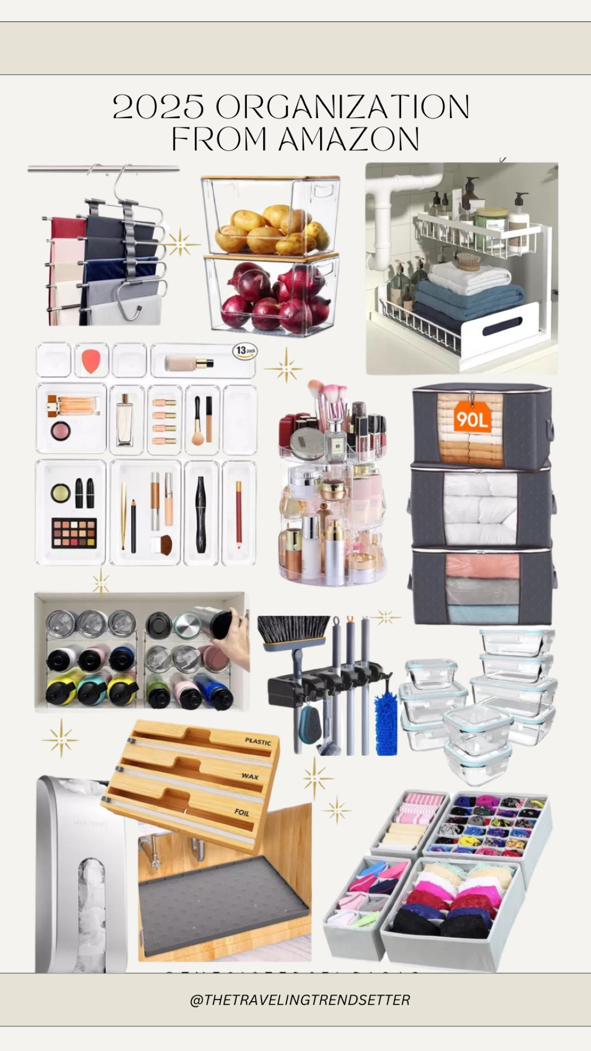 Organizing must haves from Amazon - organization - kitchen - storage - life hacks - tips to do in your house 

#LTKHome #LTKFamily #LTKFindsUnder50