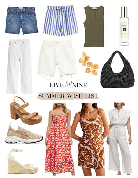 Summer wish list, shorts, sandals, dresses 

#LTKunder100 #LTKSeasonal