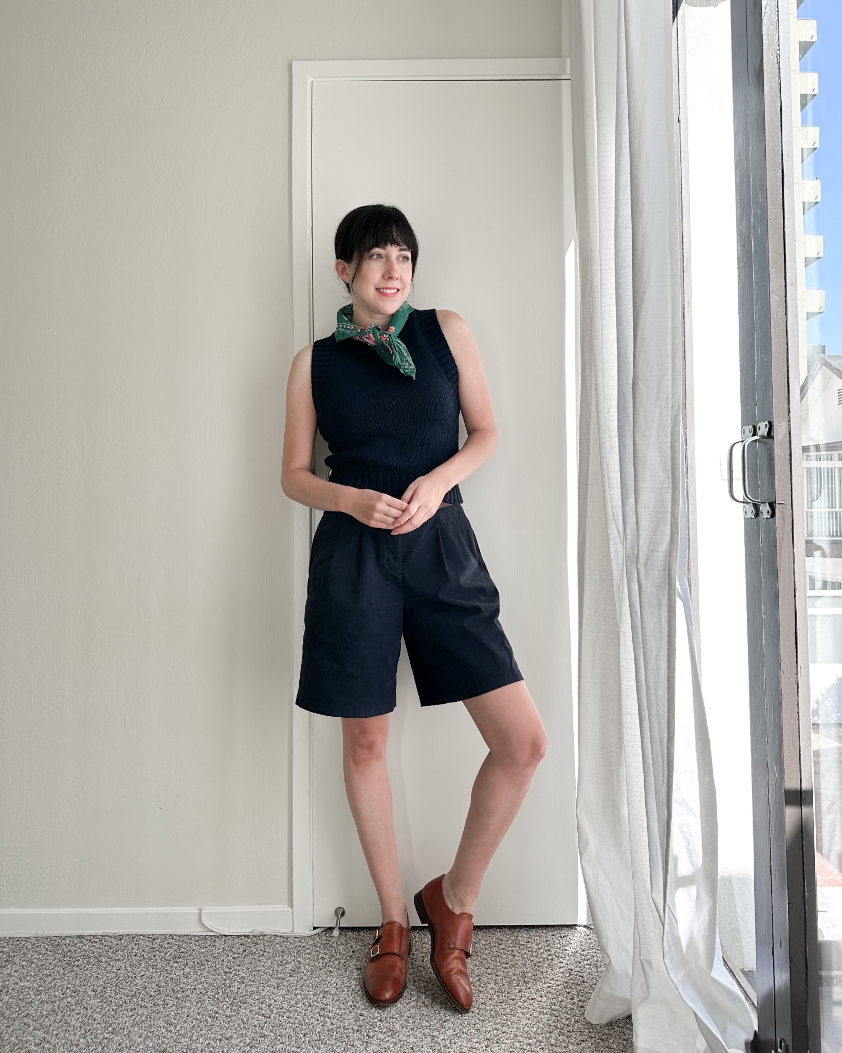 Loving this sleeveless knit sweater it goes so well with my favorite J.Crew trouser shorts! 

#LTKStyleTip #LTKWorkwear #LTKFallSale