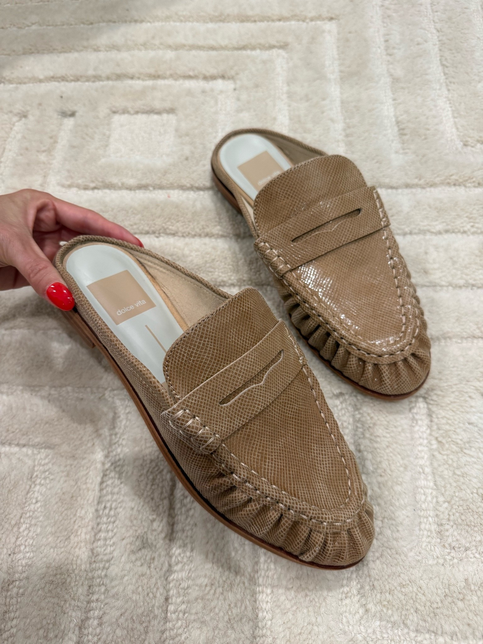 Viral look for less loafers that look  like the designer pair! Come in more colors. Run wide