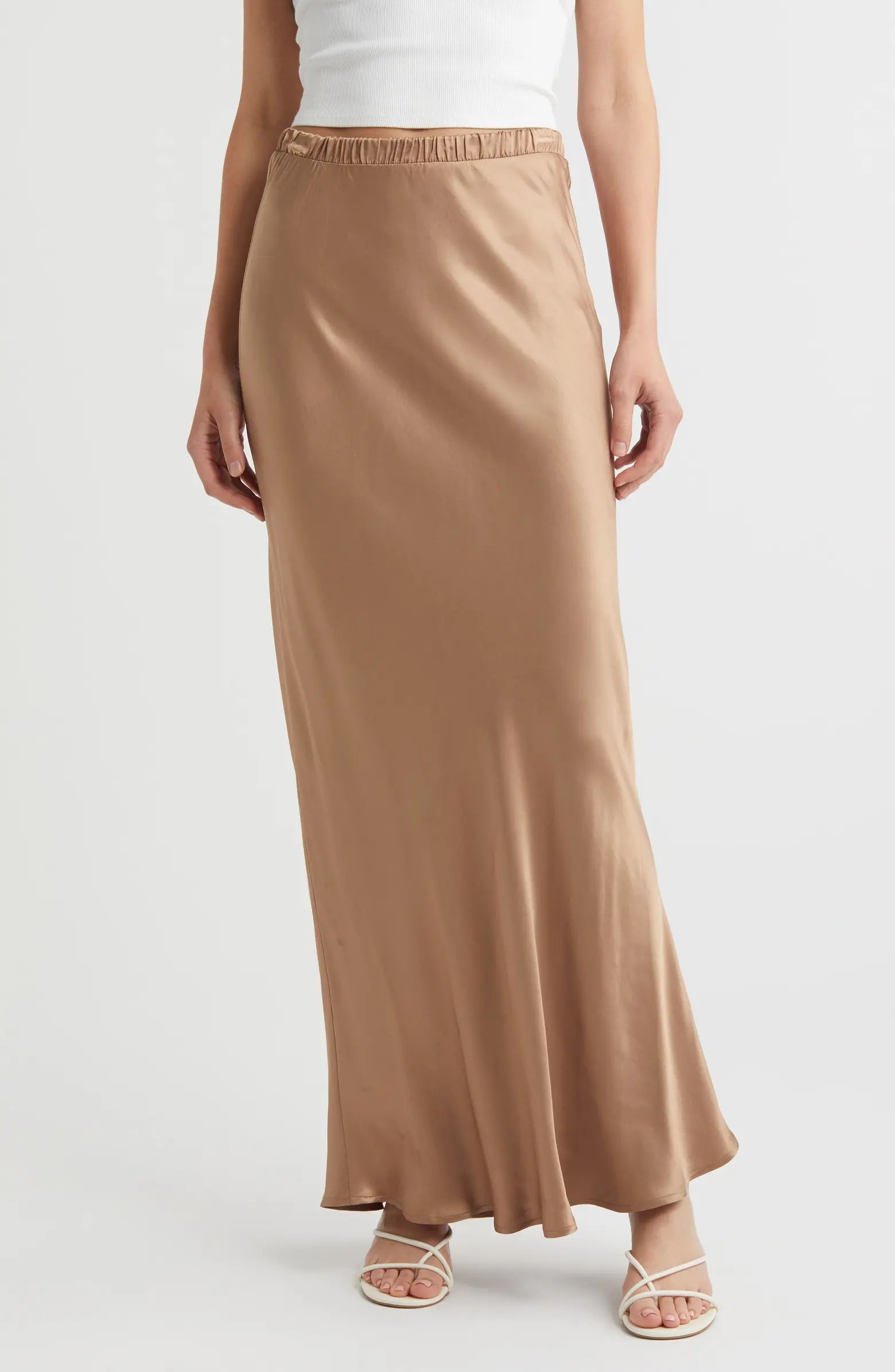 Nation LTD Gaia Bias Cut Maxi Skirt | Nordstrom | Nordstrom