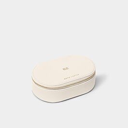 Oval Jewellery Box in Off White | Katie Loxton Ltd. (UK)