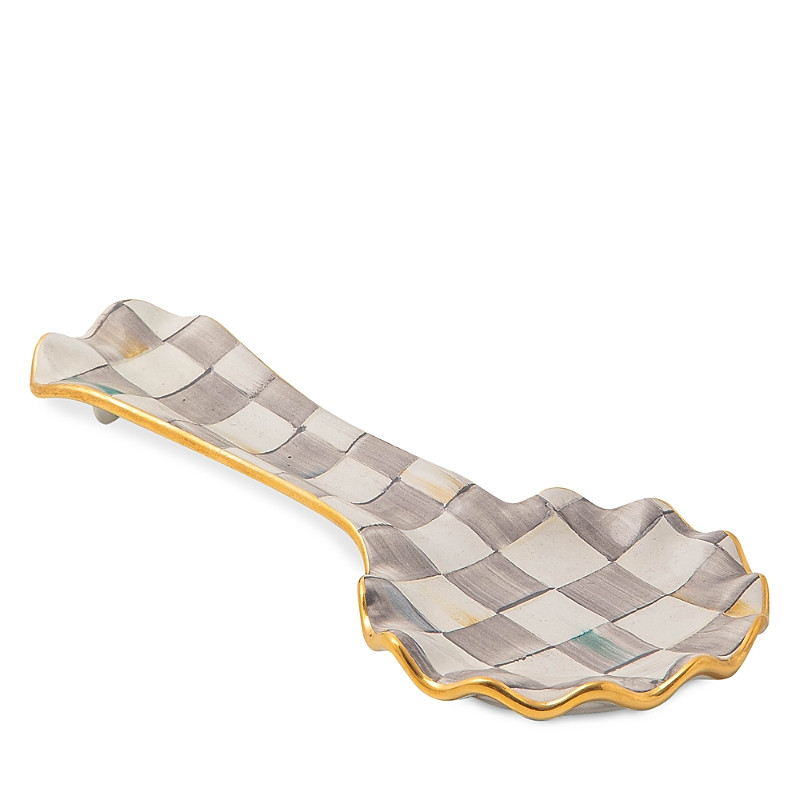 Mackenzie-Childs Sterling Check Spoon Rest | Bloomingdale's (US)