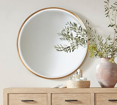 Layne Round Mirror | Pottery Barn (US)