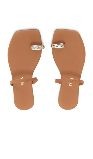 TKEES Colette Sandal in Tan. - size 6 | Revolve Clothing (Global)