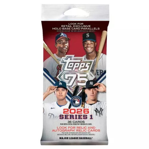 2026 Topps Series 1 Baseball Trading Card Fat Pack | Scheels Sports