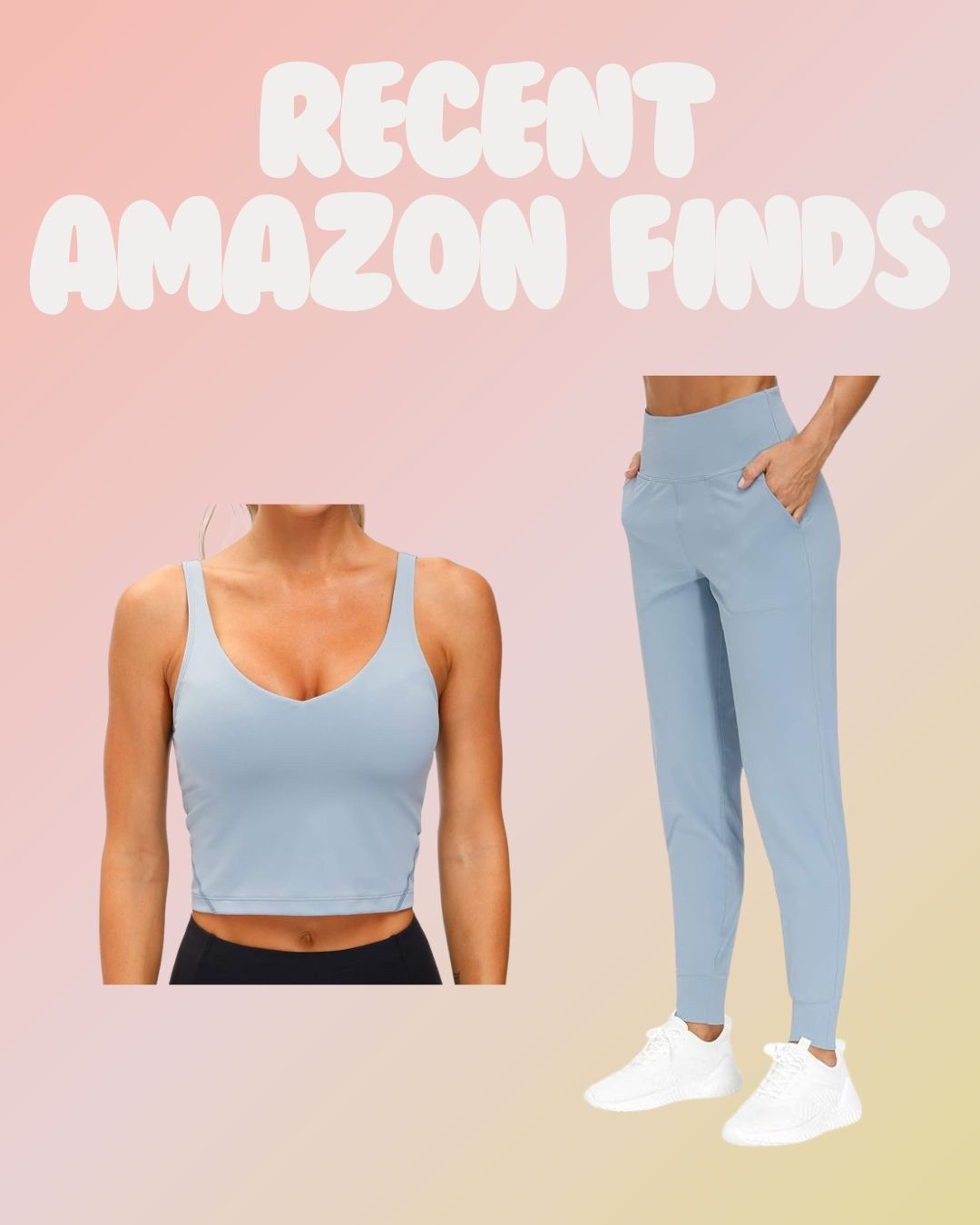 Matching Amazon workout separates that would look so cute together!! 

#LTKActive