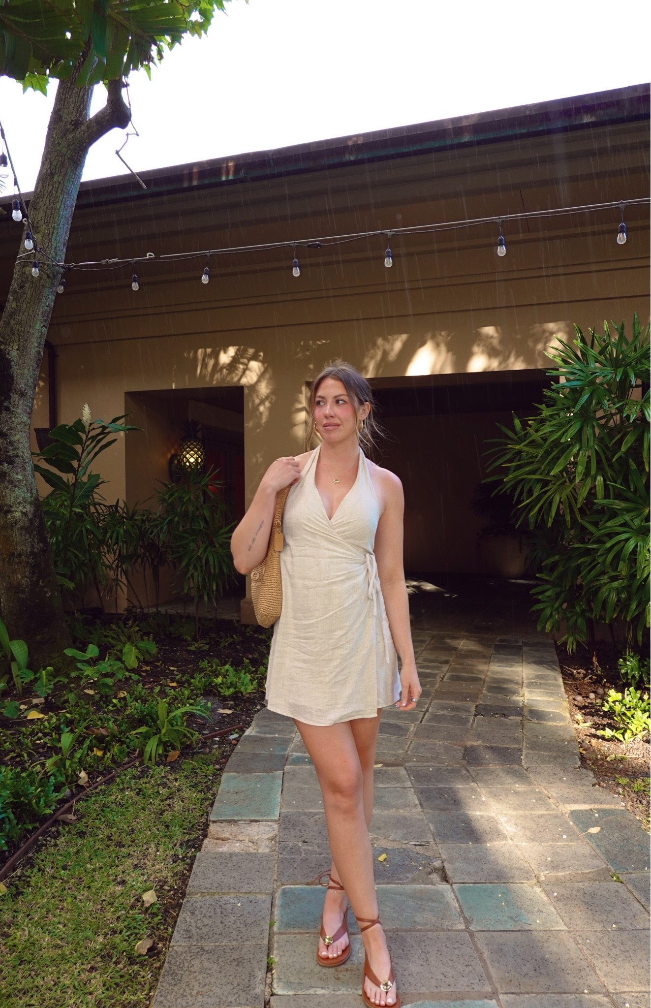 Vacation dinner outfit idea! Wearing a medium in dress! It is a little shorter but I just wore spank under

#LTKootd #LTKTravel #LTKTall