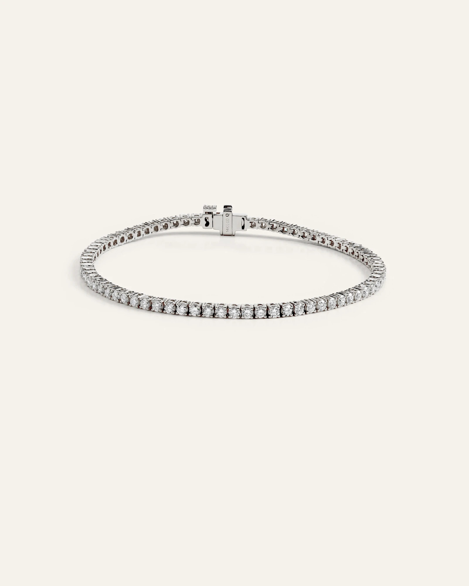 Quince | Women's 14K Gold Lab Grown Diamond Tennis Bracelet in Yellow Gold, Size 7 | Quince
