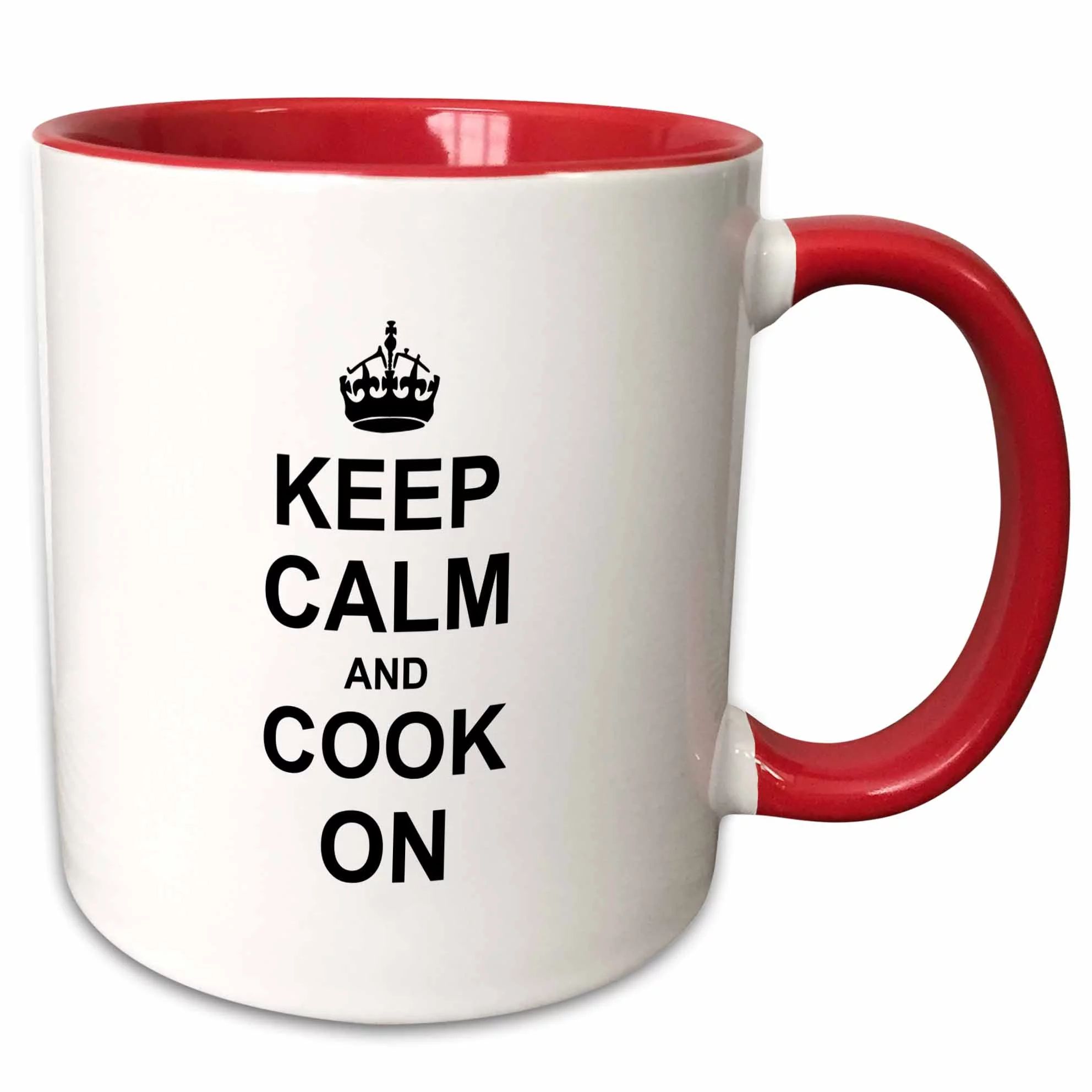 3dRose Keep Calm and Cook on - carry on cooking - gifts for chefs - black fun funny humor humorou... | Walmart (US)