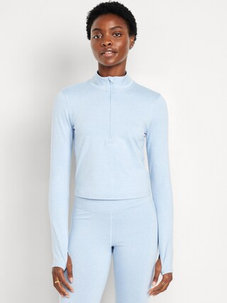 CloudComfy Crop Quarter Zip | Old Navy (US)