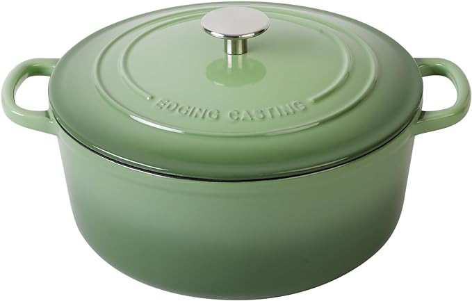 Enameled Dutch Ovens Cast Iron Dutch Oven Pot with Lid for Bread Baking, Cook, Dual Handle, 7 Qua... | Amazon (US)