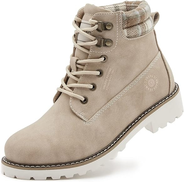 COTTIMO Waterproof Hiking Boots for Women - Casual Ankle Boots Non Slip Booties | Amazon (US)