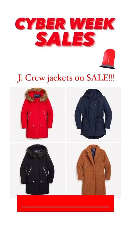 J. Crew coats & jackets sale // 50% off with code SHOPEARLY // holiday outfits // Christmas gift guide // gifts for her // winter outfits 

#LTKGiftGuide #LTKstyletip #LTKCyberweek