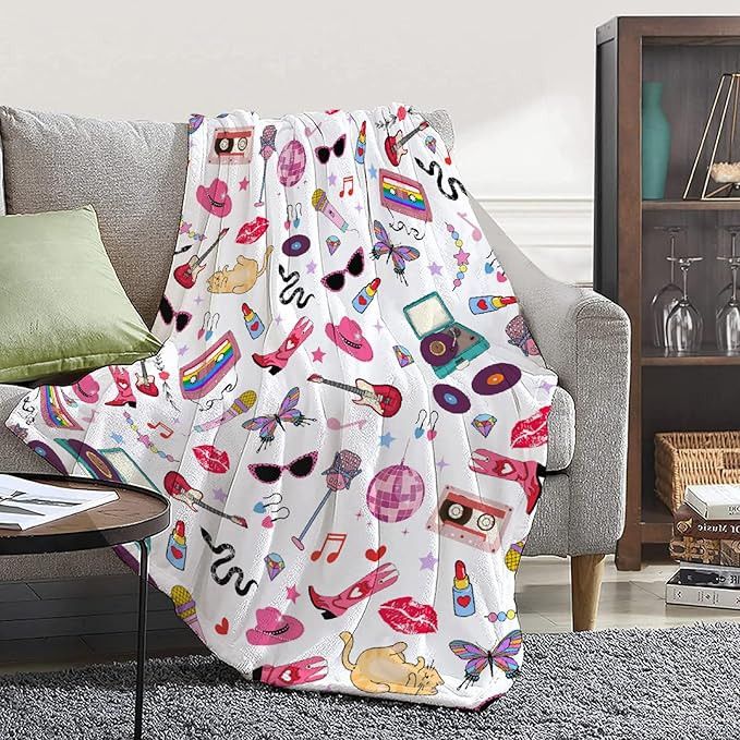 Gifts for Women Girls Blanket for Men Boys Throw Blanket for Kids Birthday Super Soft Flannel Lig... | Amazon (US)