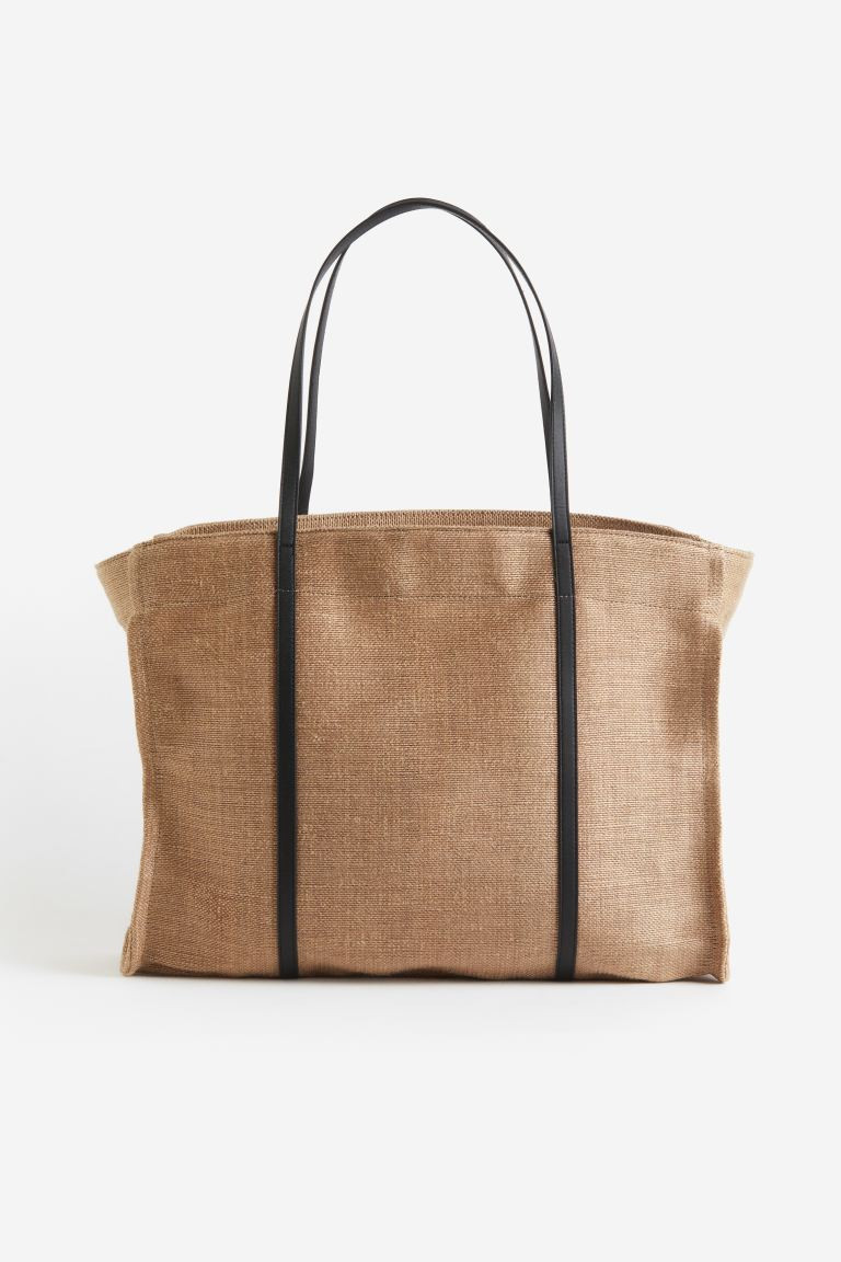 Large Jute-blend Shopper | H&M (US + CA)