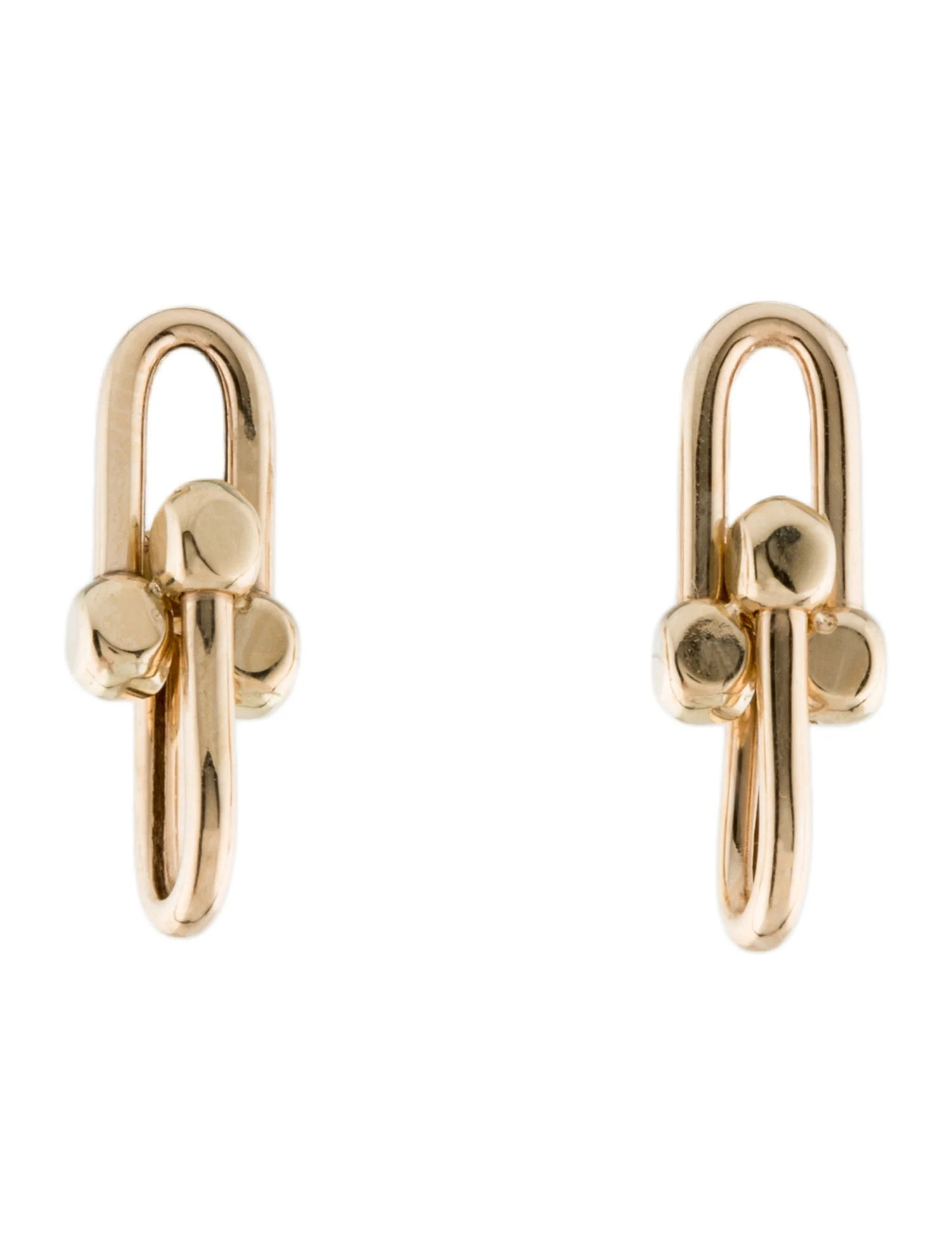 14K Double Link Drop Earrings | The RealReal
