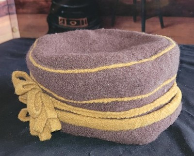 Grey Yellow Gold 100% Wool Flower Bucket Hat One Size Winter Warm Fashion Access | eBay US