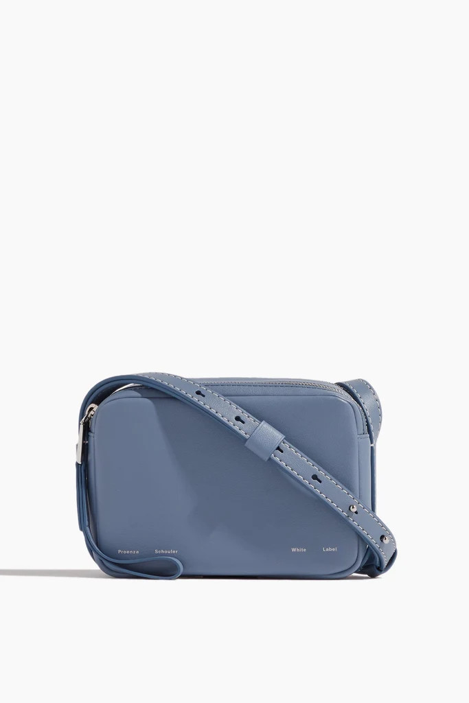 Watts Leather Camera Bag in Dove Grey | Hampden Clothing