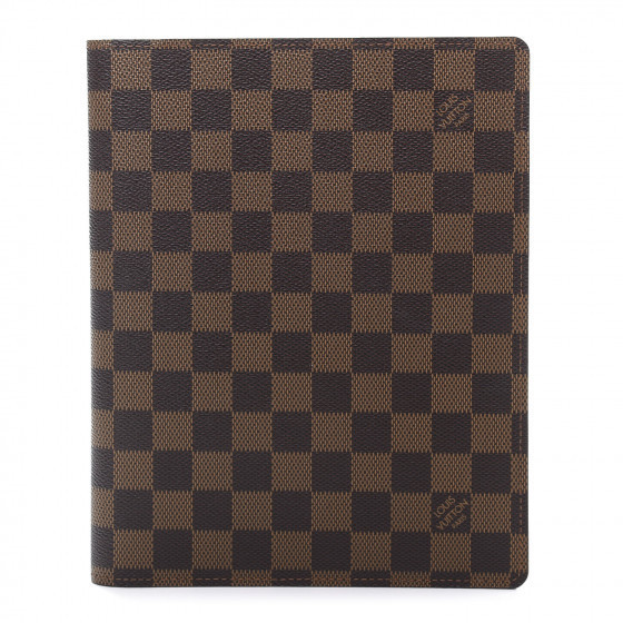 Damier Ebene Desk Agenda Cover | Fashionphile