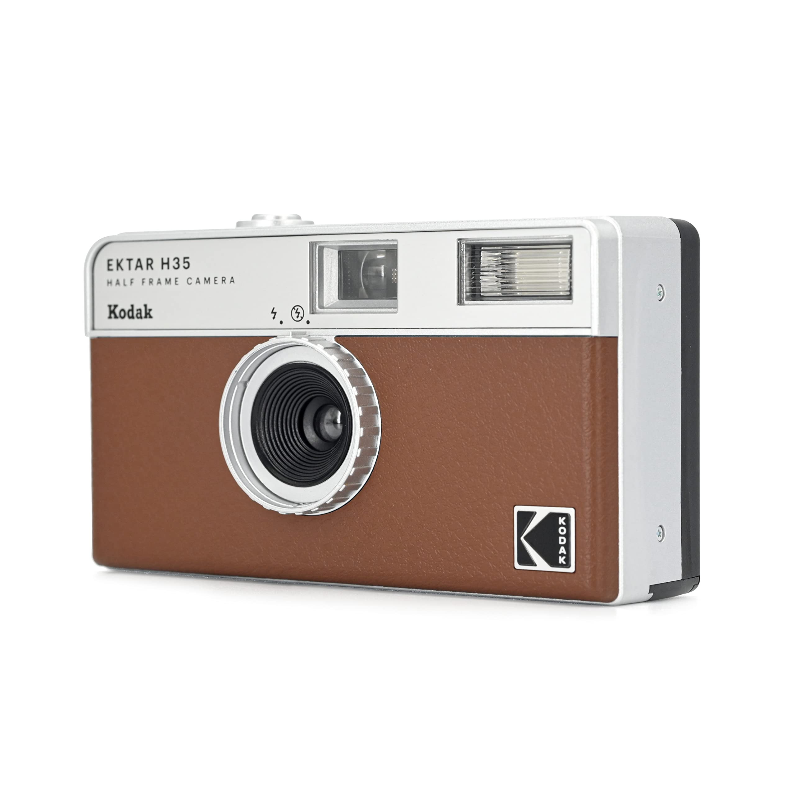 KODAK EKTAR H35 Half Frame Film Camera, 35mm, Reusable, Focus-Free, Lightweight, Easy-to-Use (Brown) (Film & AAA Battery are not Included) | Amazon (US)