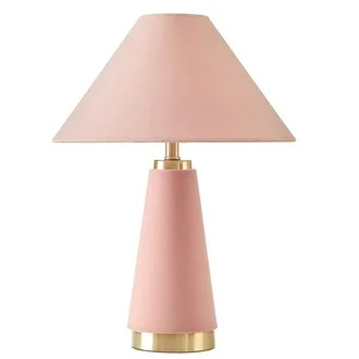Beautiful Rose Pink Velvet Table Lamp by Drew Barrymore, 19" H | Walmart (US)