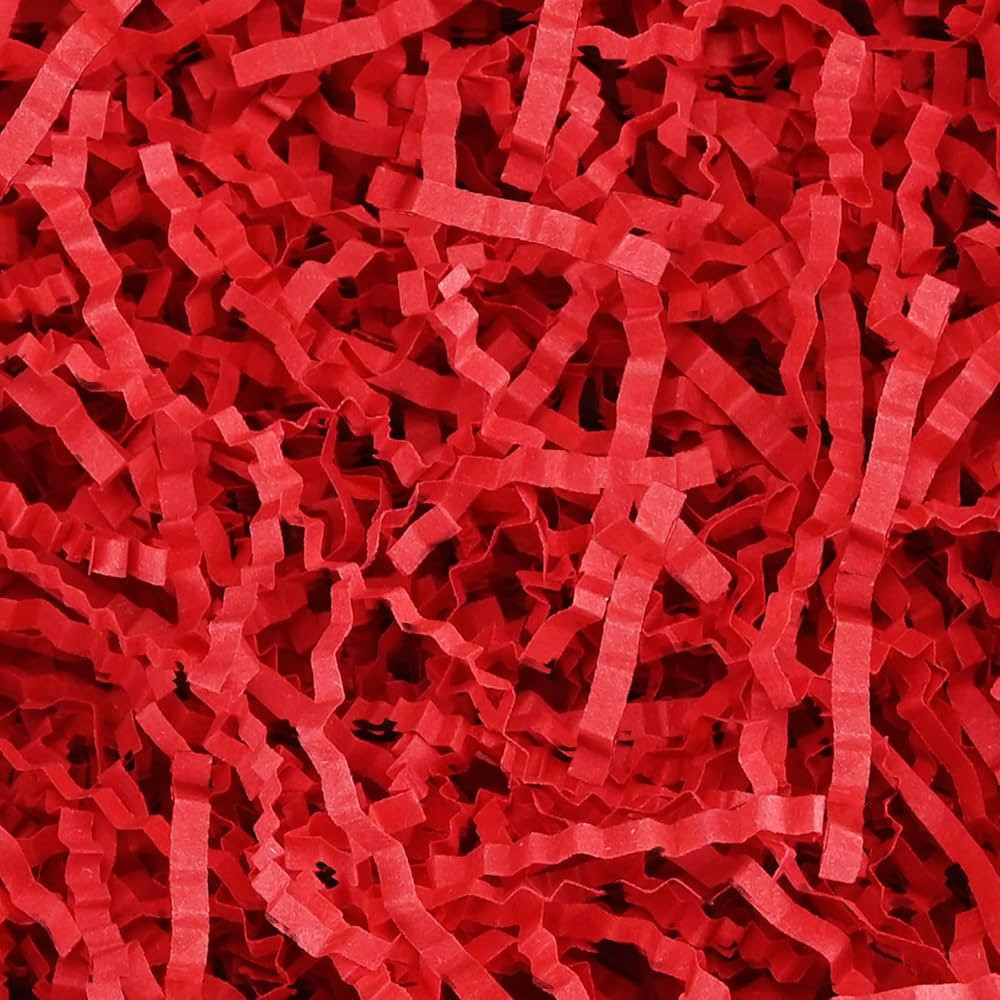 Raissily 10.5oz/300g Crinkle Cut Paper Shred Filler, Packing Grass Cushion for Christmas Wedding ... | Amazon (US)