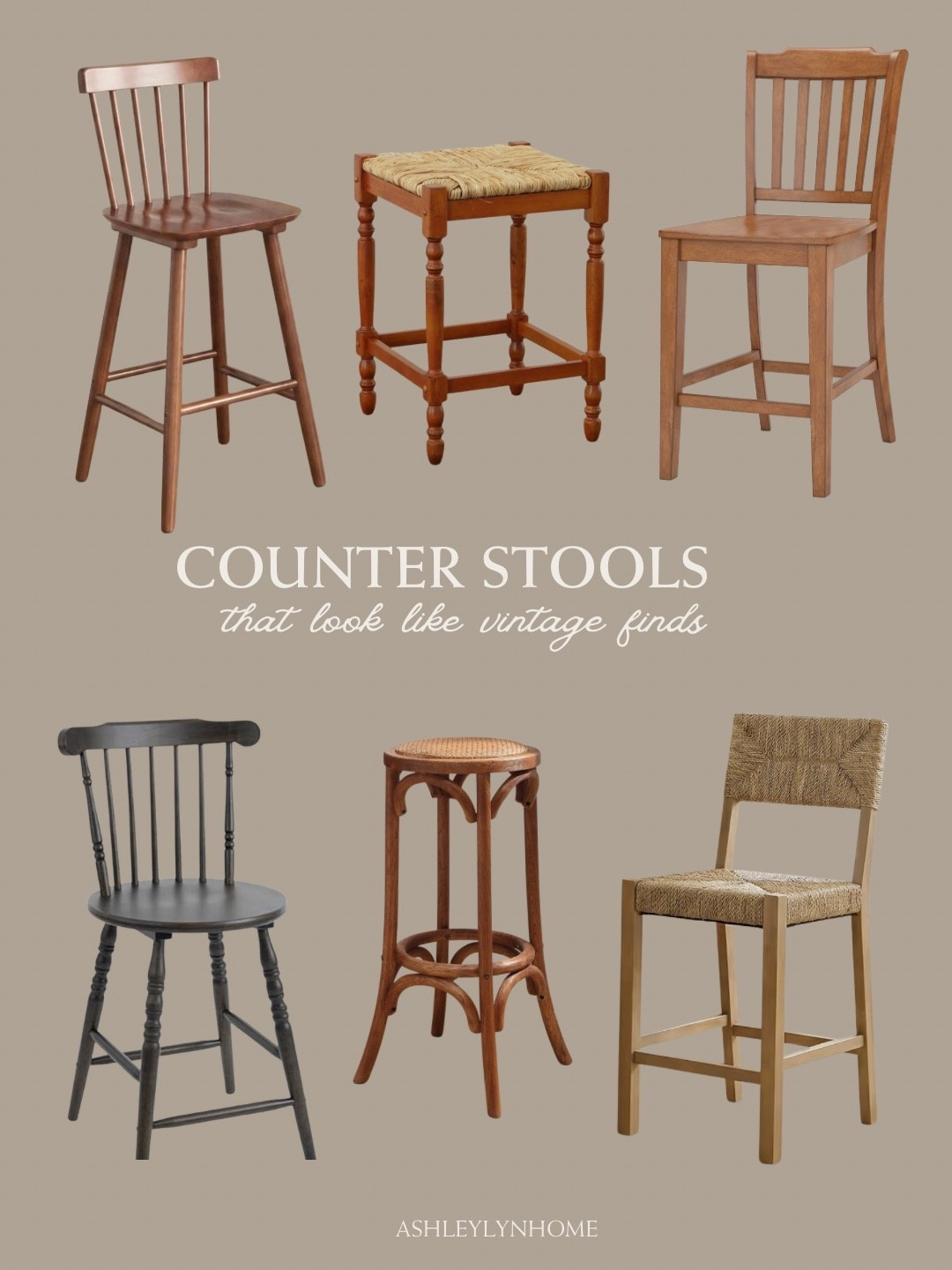 Timeless not trendy counter stools that have that collected, vintage-inspired look without the hunt.

#LTKHome