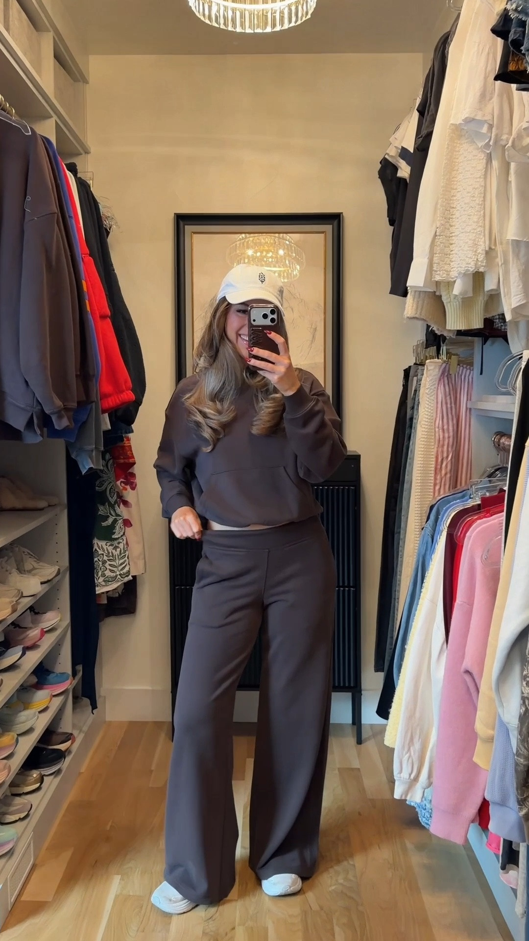Vuori cozy loungewear and fitness sets are the perfect closet staple for fall 🍂 

I’m 5’4” and typically wear a small / 2
• medium black sweater
•xs sports bra 

Loungewear, Sweatpants set, Hoodie, Sports bra, Athletic vest, Leggings, Jackets, Everyday causal, workout set, leisure