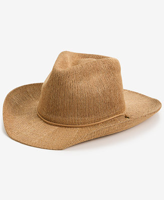 I.N.C. International Concept Metallic Packable Cowboy Hat | Macy's