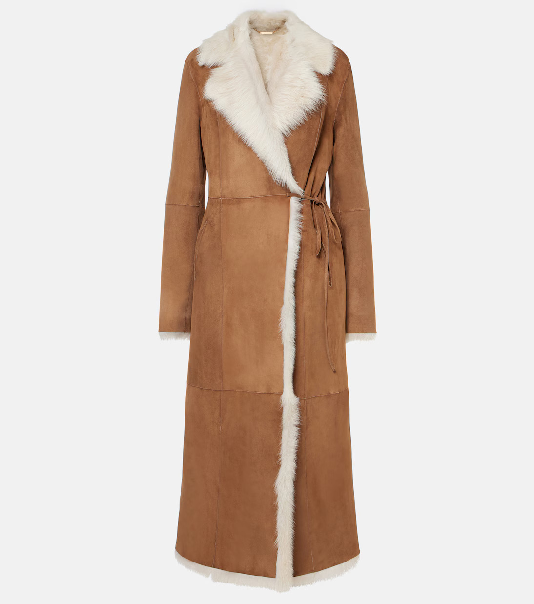 Joni shearling-lined suede coat | Mytheresa (US/CA)