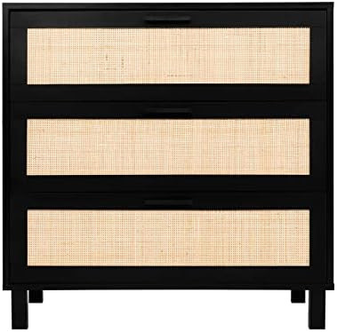 3 Drawer Dresser, CREATIVELAND Oxford Rattan Chest of Drawers End Cabinets Storage Corner Bedside... | Amazon (US)