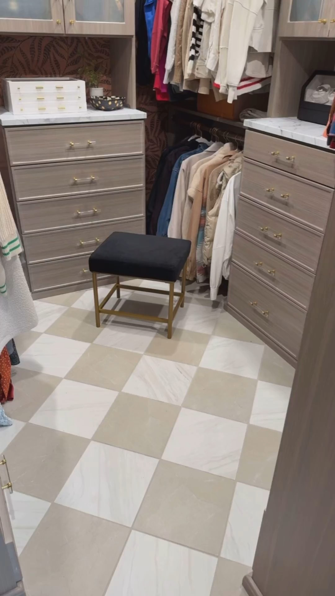 This closet remodel includes storage solutions, shelving ideas, and space saving hacks to help maximize the space. We remodeled our closet a few years ago but we recently took out the carpet and replaced it with the tile we used in our bathroom remodel. I also added items to help organize it better and it made a huge difference! 

Floor tile is Dal Tile Perpetuo timeless matte and elegant beige.



#LTKHome #LTKselfcare #LTKFindsUnder50