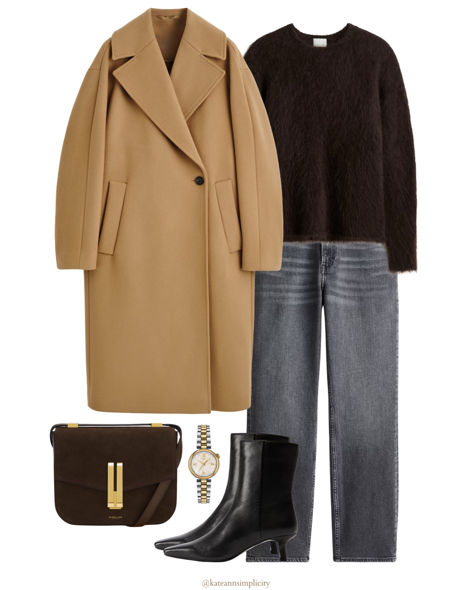 Classic fall outfit with a camel coat, black boots, and straight-leg jeans — simple, clean, and easy to wear every day.

fall outfit, camel coat, jeans and boots, casual chic, minimal style, classic style, everyday outfit, street style looks, wardrobe basics, OOTD, fall fashion, winter outfit, capsule wardrobe, neutral outfits

#LTKgrwm #LTKCyberWeek #LTKSeasonal