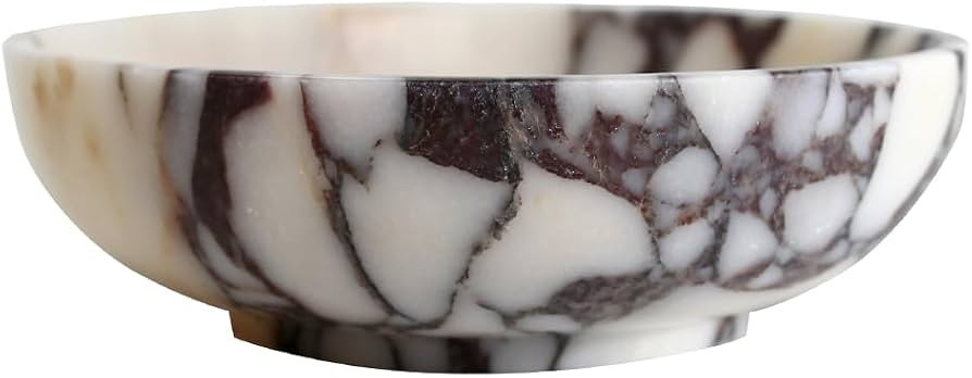 Luxury Decorative Marble Bowl, 7.8" Natural Marble Key Bowl For Home Decor | Amazon (US)