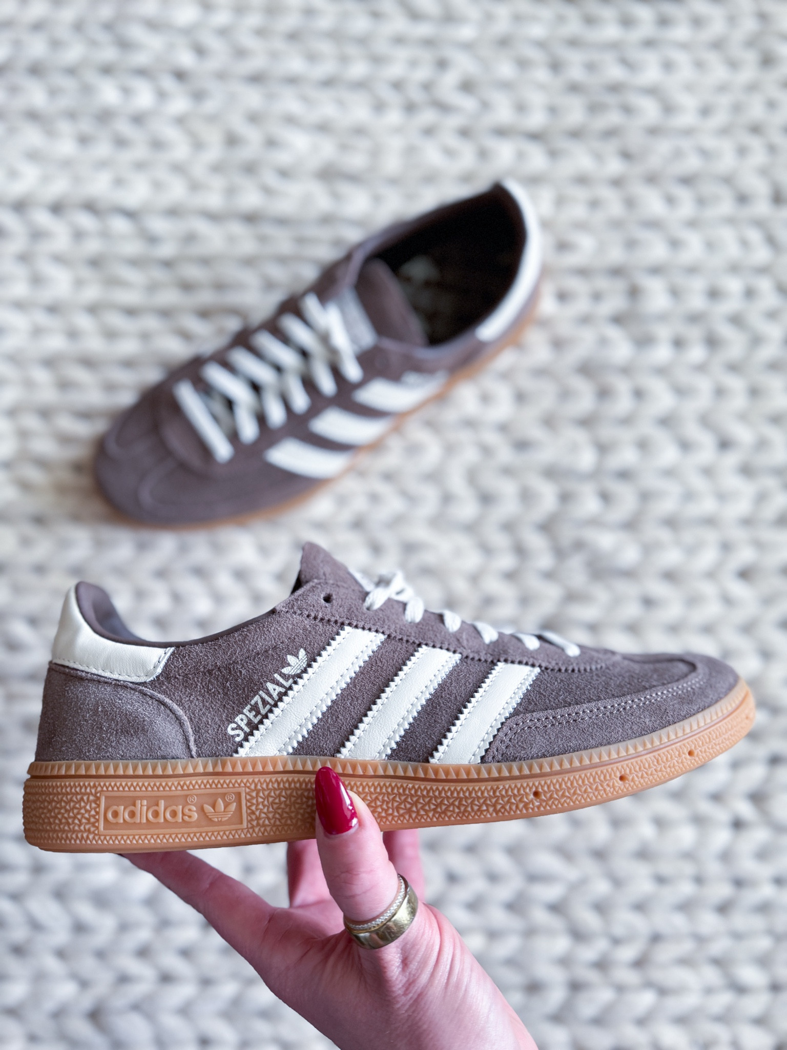 I got these Adidas Spezial in the color Strata for Christmas & I have been living in them! So comfortable + fun to style. 

adidas - Cute Shoes - shoe trends 
